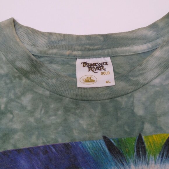 Tennessee River Gold XL T-shirt Fishinghawk Design 1996 Vintage - Picture 4 of 6